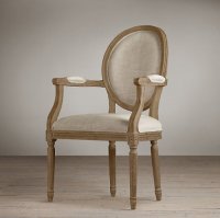 Vintage French Round Upholstered Armchair-500x500.jpeg